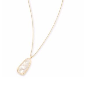 Kendra Scott Saylor necklace in crystal ivory